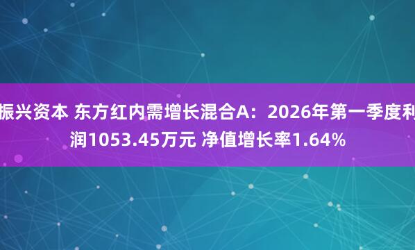 振兴资本 东方红内需增长混合A：2026年第一季度利润1053.45万元 净值增长率1.64%